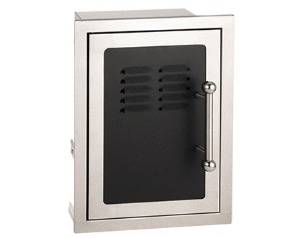 Fire Magic Black Diamond Double Door w/ Tank Tray and Louvers 