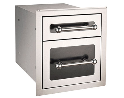 fire magic Black Diamond Double Drawer