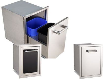 fire magic trash cabinets