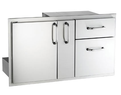 fire magic Access Door/Drawer Combo (with Platter Storage & Double Drawer)