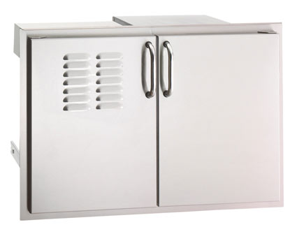 fire magic Double Doors with Tank Tray & Dual Drawers 