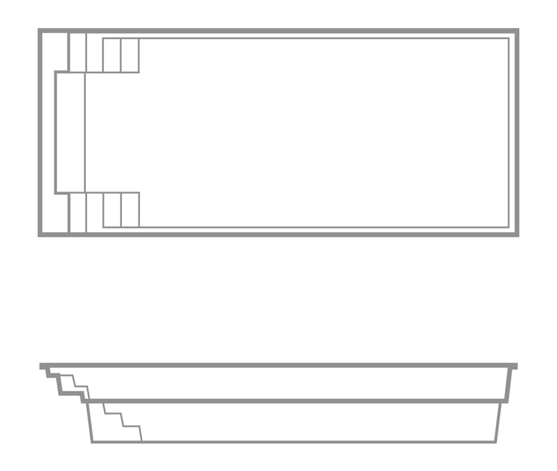 imaginepools inground fiberglass pool